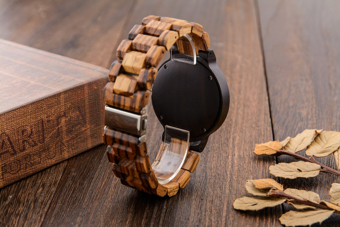 Christmas Gift for Her, Womens Wood Watch, Engraved Watch, Unisex Wood Watch, Anniversary Gift for Wife, Wooden Wristwatch